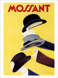 Mossant Hat Maker Leonetto Cappiello 1938 Vintage Retro Advert Poster A4 Photo 