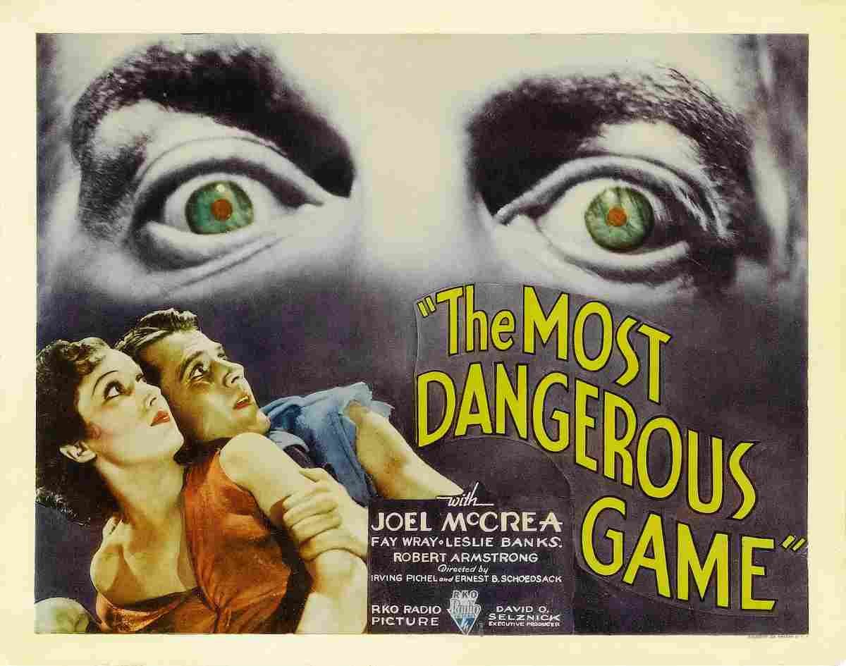 Most Dangerous Game The 01  film star poster A4 Photo Print