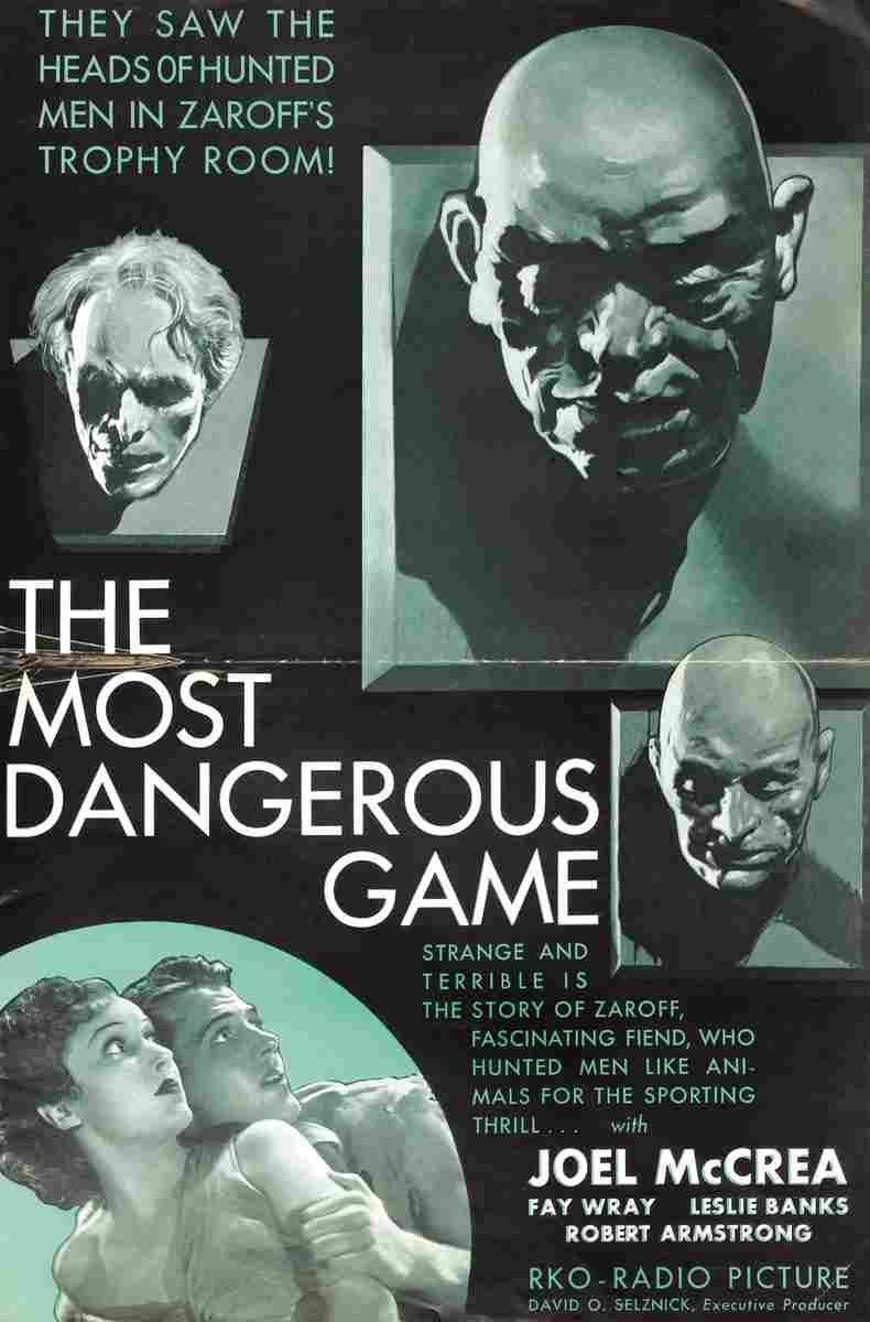 Most Dangerous Game The 03  film star poster A4 Photo Print