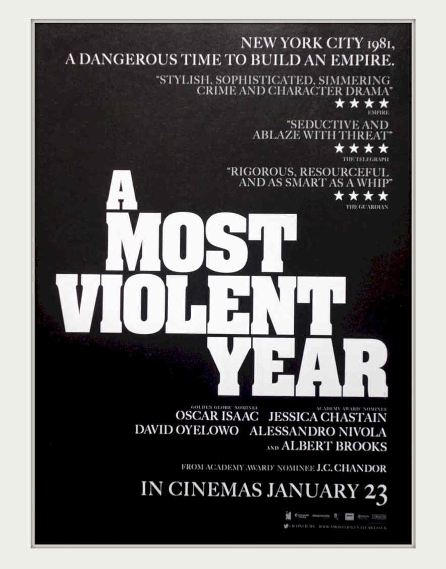 Most Violent Year Vintage Retro Advert Poster A4 Photo Print