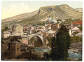 Mostar Romer Bridge Herzegowina Vintage A4 Photo Print