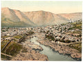 Mostar general view Herzegowina Vintage A4 Photo Print