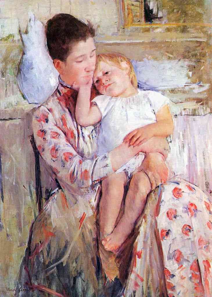 Mother And Child Cassatt A4 Photo Print
