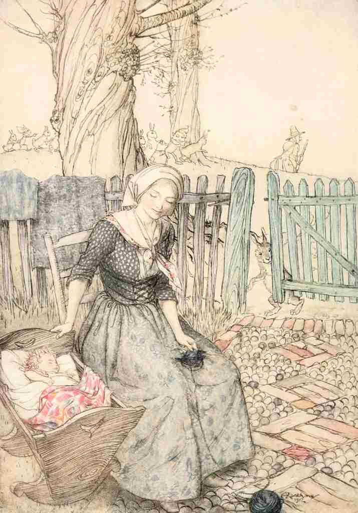 Mother Goose The Old Nursery Rhymes 1913 1 A4 Photo Print