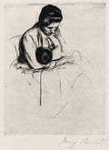 Mother Nurses Child Cassatt A4 Photo Print