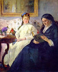 Mother and sister of the artist by Morisot A4 Photo Print