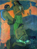 Motherhood by Gauguin A4 Photo Print