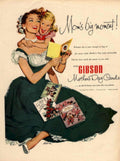 Mothers Day Cards 1940s Vintage Retro Advert Poster