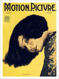 Motion Picture Alla Nazimova Magazine Cover 1918 Vintage Retro Advert Poster A4