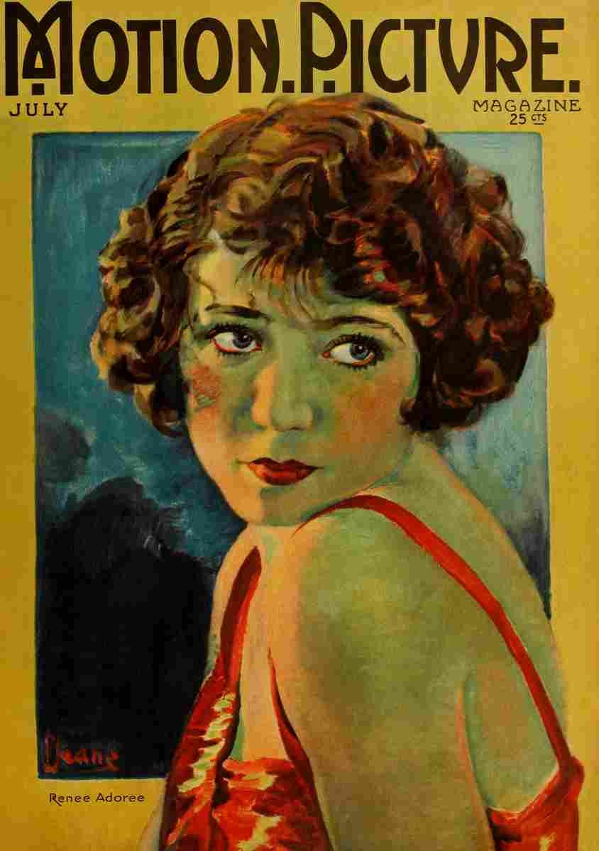 Motion Picture Cover 1921 7 film star poster A4 Photo Print