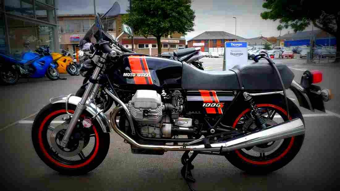 Moto Guzzi 1000 Quota Injection 1992 2 motorbike A4 Photo Print