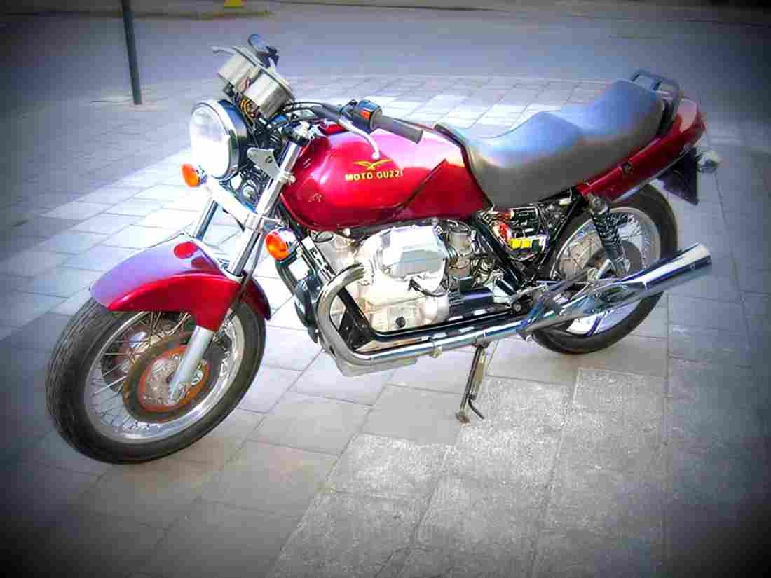 Moto Guzzi 1000 Strada 1994 3 motorbike A4 Photo Print