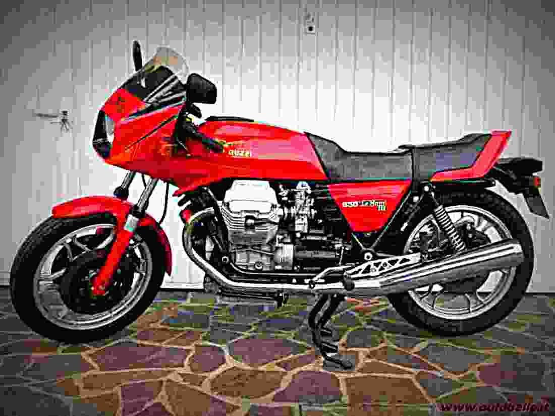 Moto Guzzi 850 Le Mans III 1981 4 motorbike A4 Photo Print