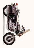Moto Guzzi 850 T3 California A4 Photo Print