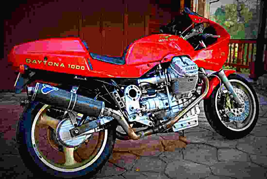 Moto Guzzi Daytona 1000 1995 5 motorbike A4 Photo Print