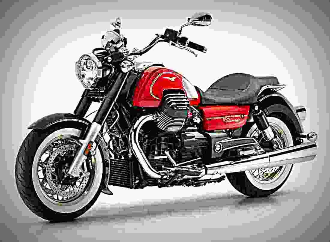 Moto Guzzi Eldorado 2018 1 motorbike A4 Photo Print