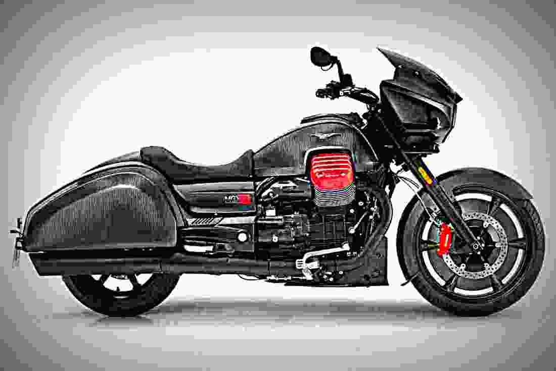 Moto Guzzi MGX 21 2018 1 motorbike A4 Photo Print