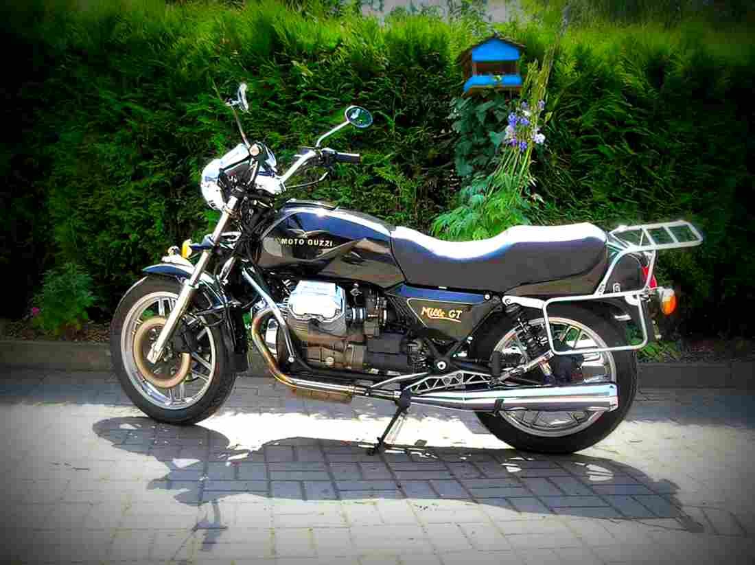 Moto Guzzi Mille GT 1987 6 motorbike A4 Photo Print
