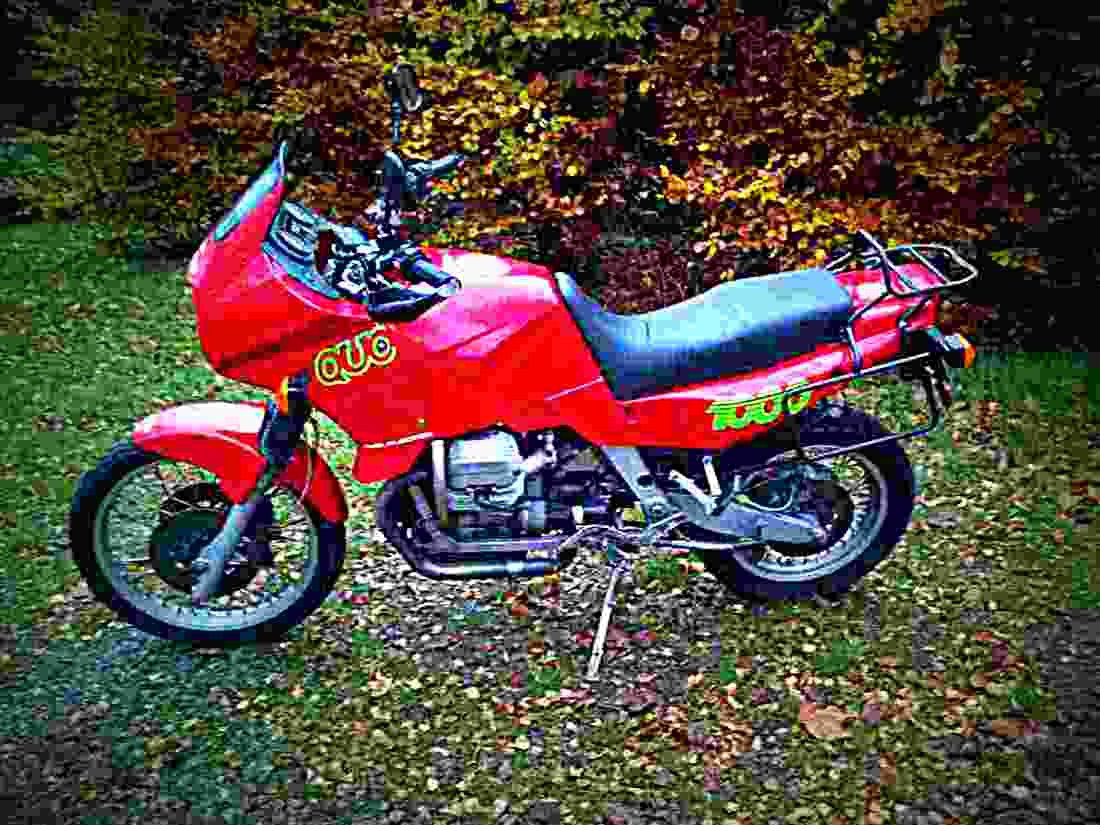 Moto Guzzi Quota 1000 1993 3 motorbike A4 Photo Print