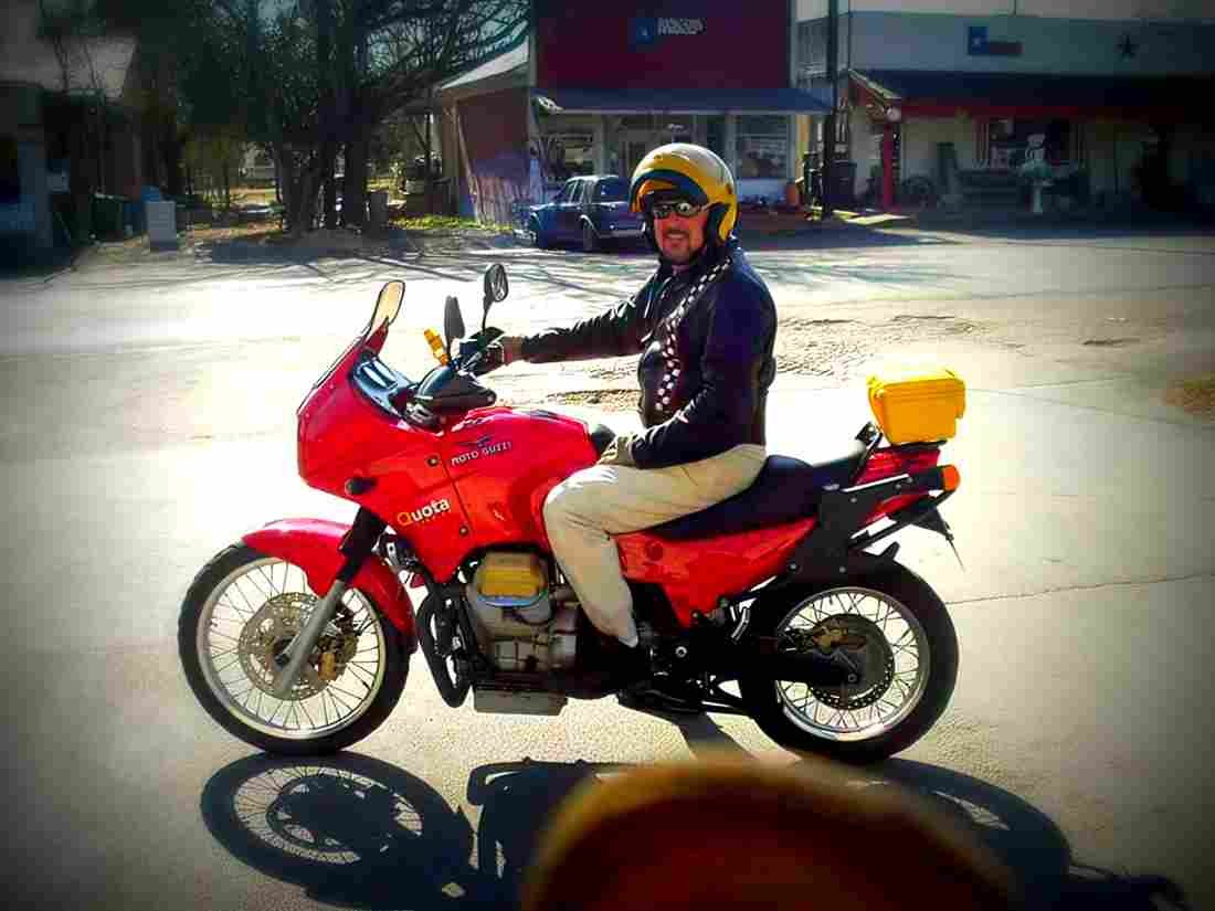 Moto Guzzi Quota 1000 1995 4 motorbike A4 Photo Print