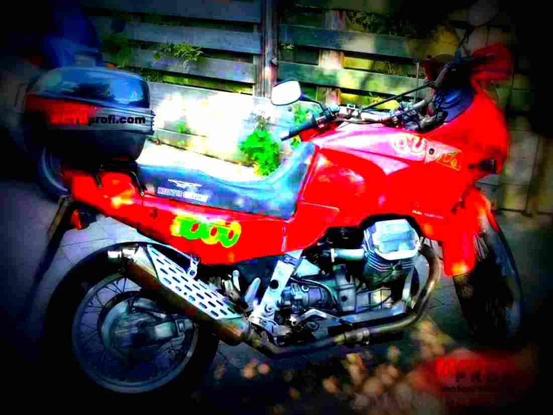 Moto Guzzi Quota 1000 1996 2 motorbike A4 Photo Print