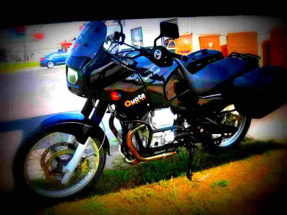 Moto Guzzi Quota 1100 ES 2000 6 motorbike A4 Photo Print
