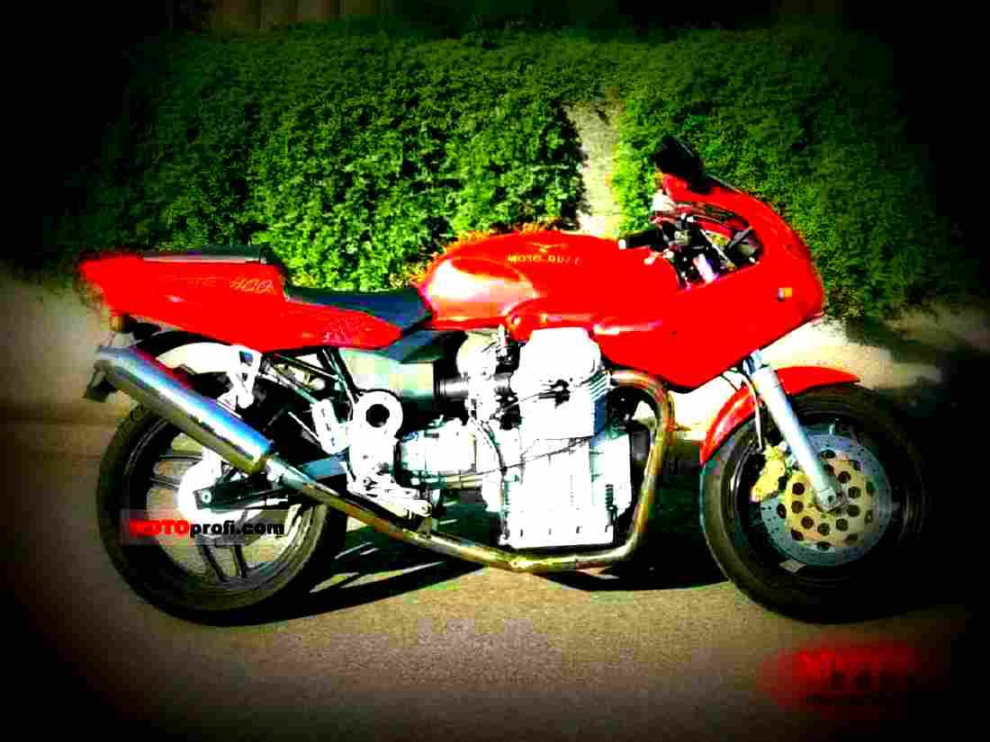 Moto Guzzi Sport 1100 1996 3 motorbike A4 Photo Print
