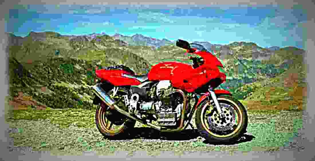 Moto Guzzi Sport 1100 Injection 1997 4 motorbike A4 Photo Print