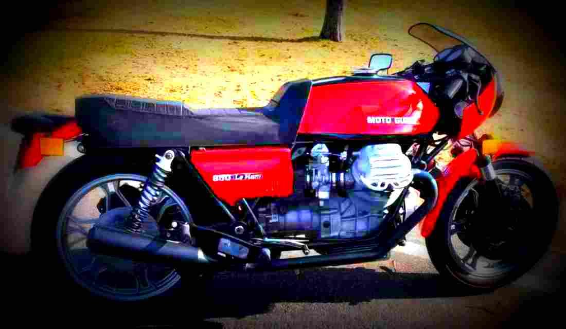 Moto Guzzi Targa 750 1989 2 motorbike A4 Photo Print