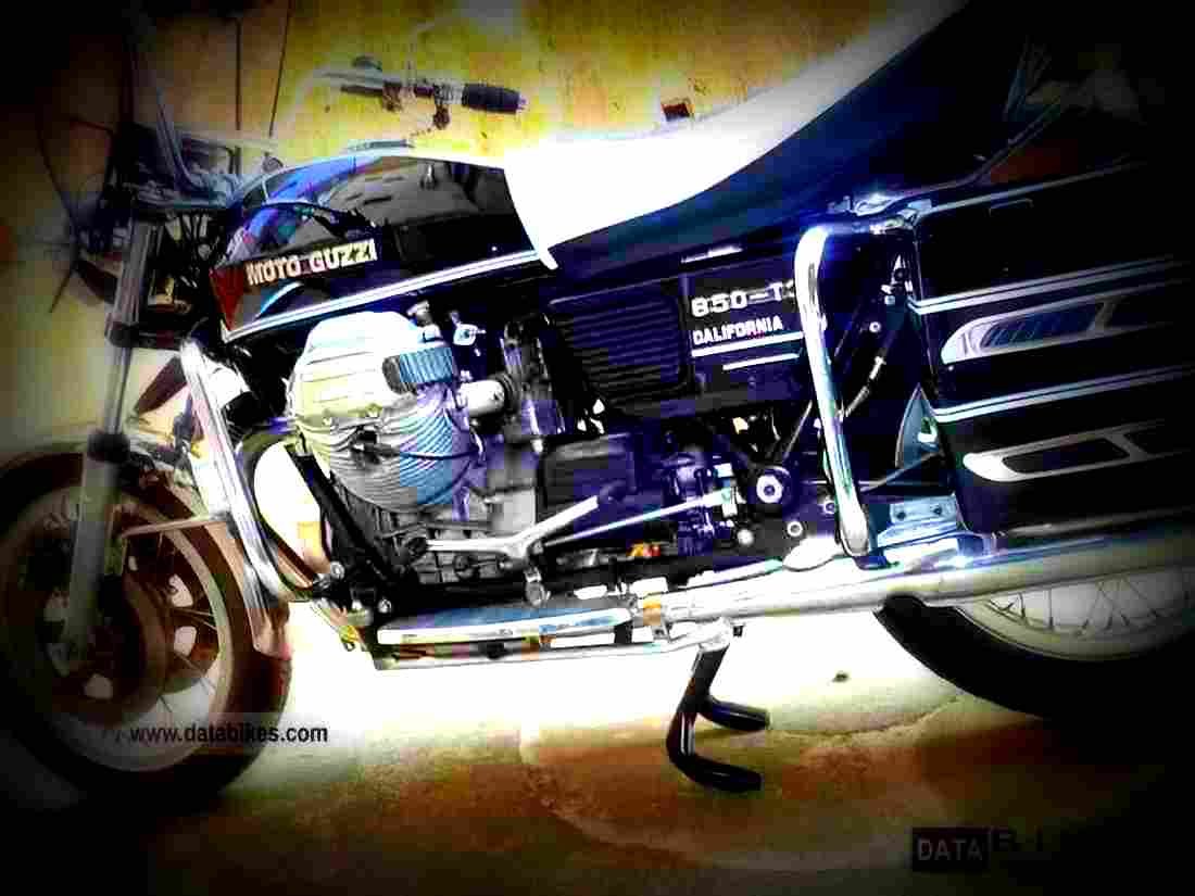 Moto Guzzi V 1000 I Convert 1976 5 motorbike A4 Photo Print
