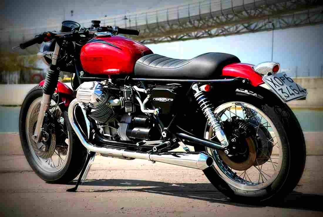 Moto Guzzi V 1000 I Convert 1977 1 motorbike A4 Photo Print