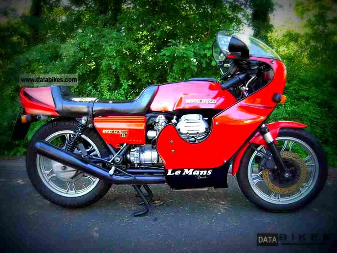 Moto Guzzi V 1000 Le Mans II 1981 3 motorbike A4 Photo Print