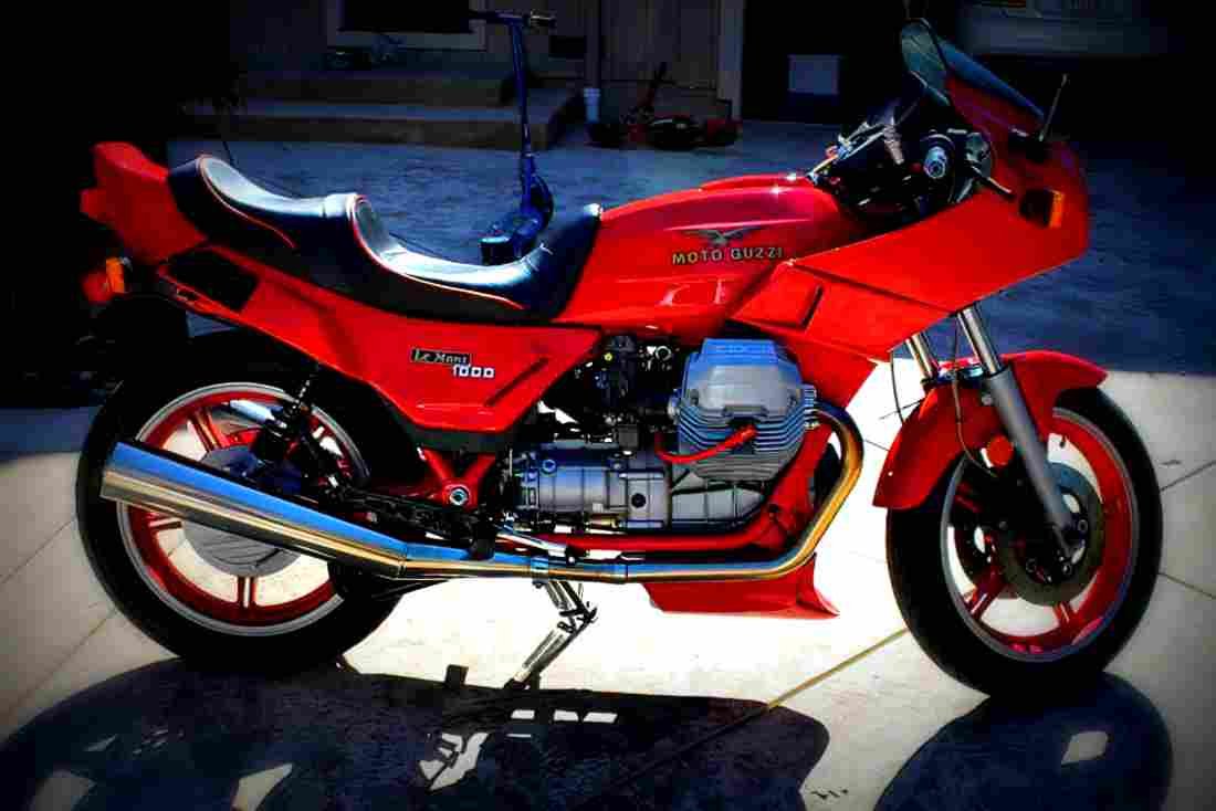 Moto Guzzi V 1000 Le Mans V 1990 1 motorbike A4 Photo Print