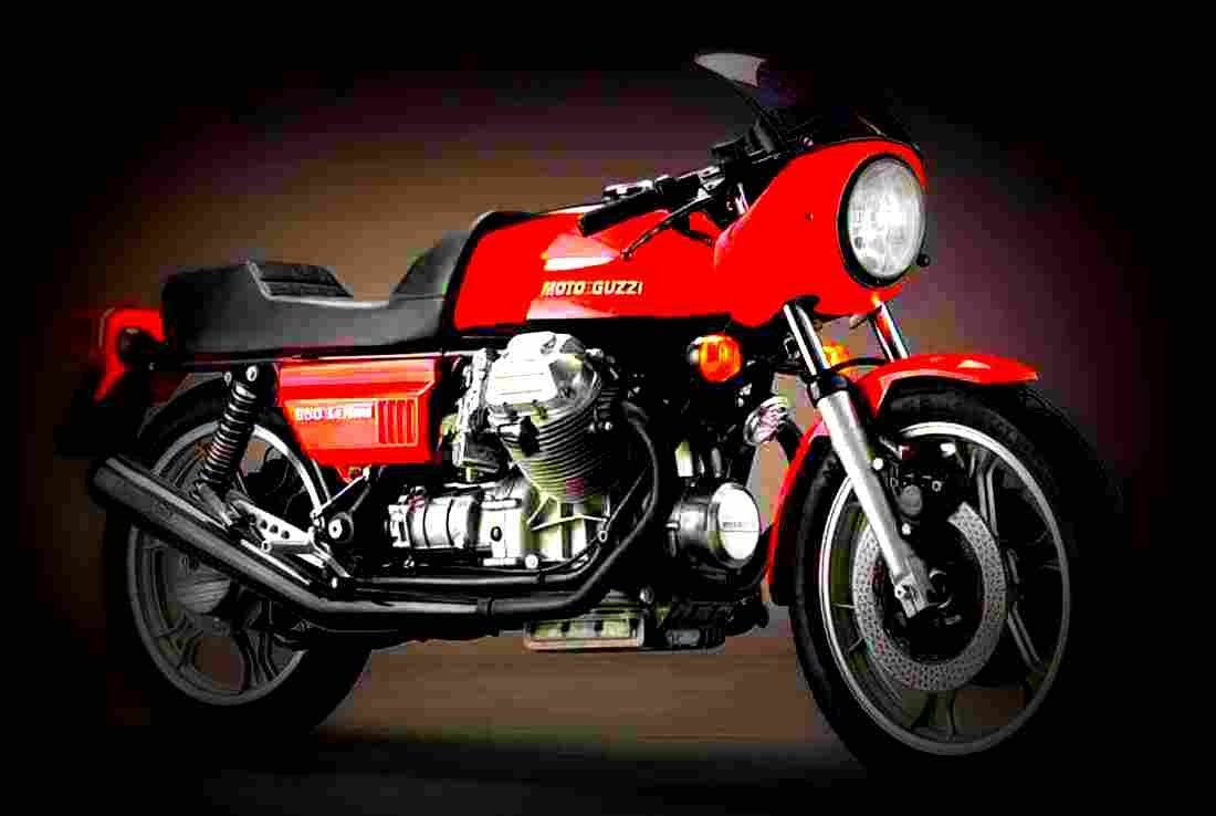 Moto Guzzi V 1000 SP 1979 5 motorbike A4 Photo Print