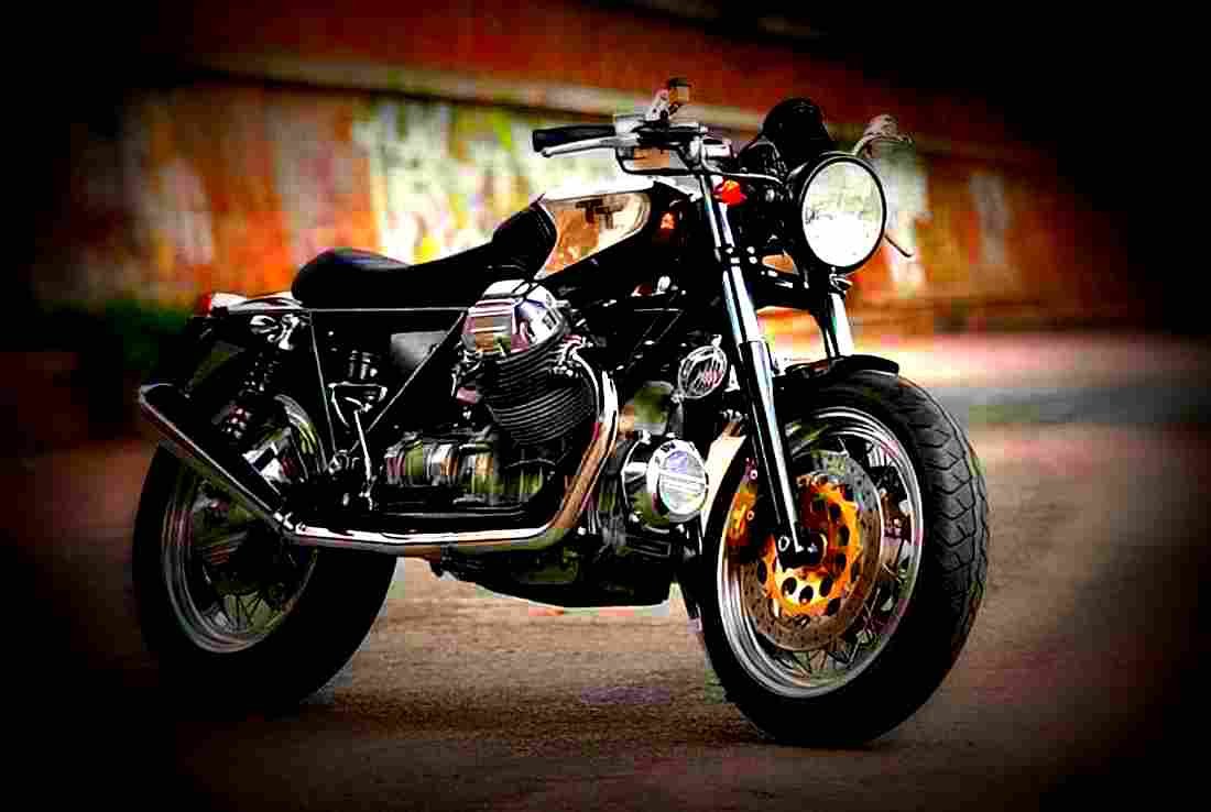 Moto Guzzi V 1000 SP 1979 6 motorbike A4 Photo Print
