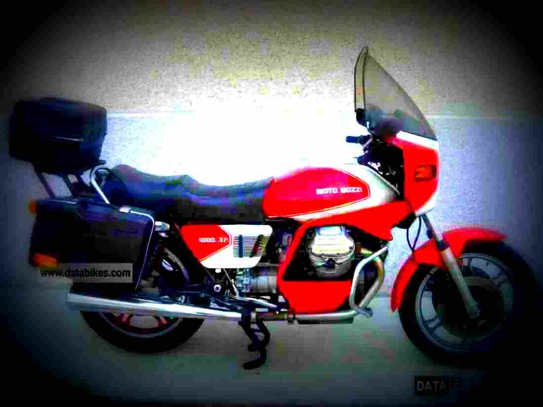 Moto Guzzi V 1000 SP 1981 2 motorbike A4 Photo Print