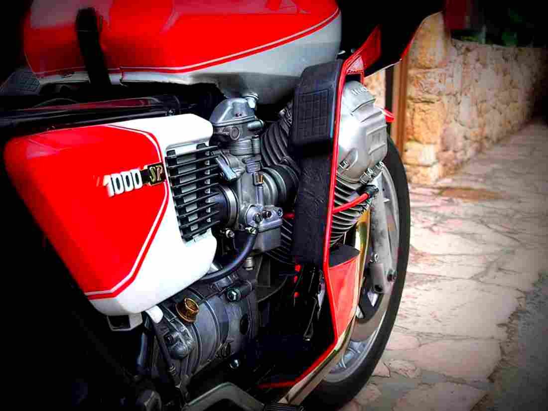 Moto Guzzi V 1000 SP 1981 6 motorbike A4 Photo Print