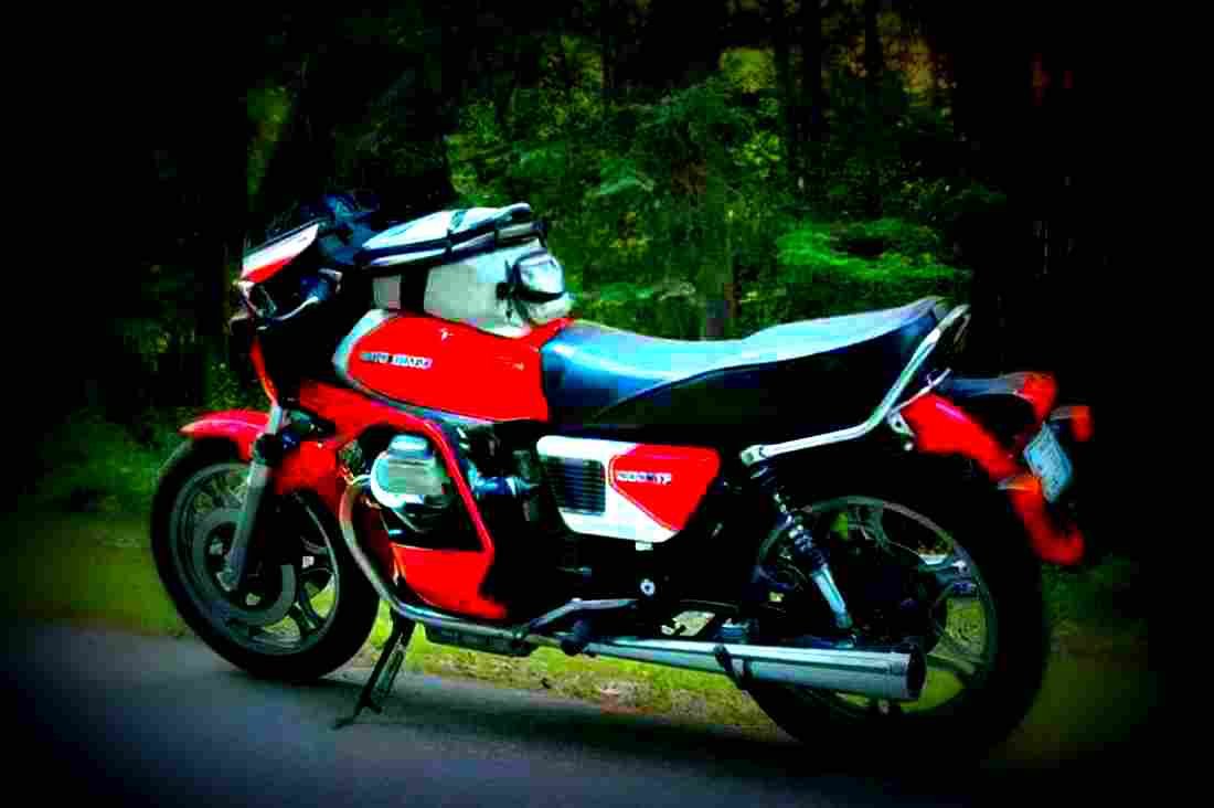 Moto Guzzi V 1000 SP III 1989 4 motorbike A4 Photo Print