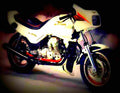 Moto Guzzi V 35 II 1981 6 motorbike A4 Photo Print