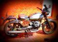 Moto Guzzi V 35 II 1982 5 motorbike A4 Photo Print