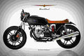 Moto Guzzi V 35 II 1983 6 motorbike A4 Photo Print