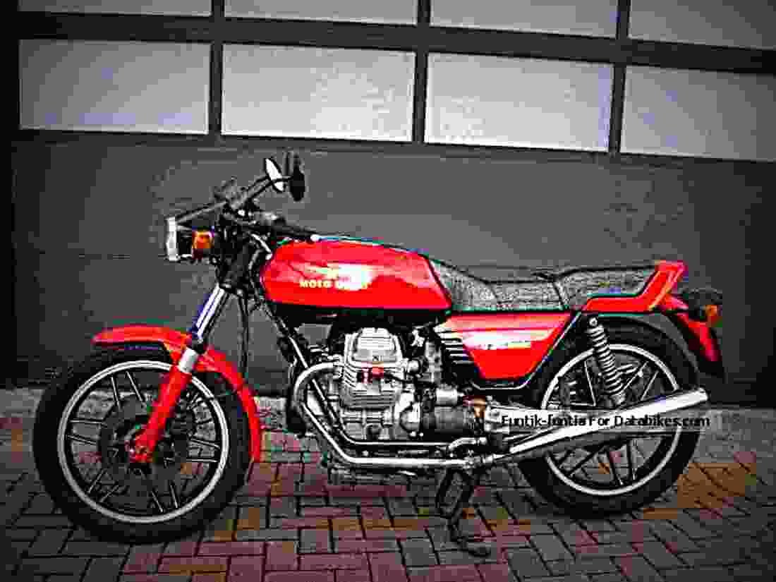 Moto Guzzi V 35 II 1985 1 motorbike A4 Photo Print