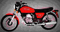 Moto Guzzi V 35 II 1985 3 motorbike A4 Photo Print