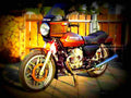 Moto Guzzi V 50 Monza 1981 5 motorbike A4 Photo Print