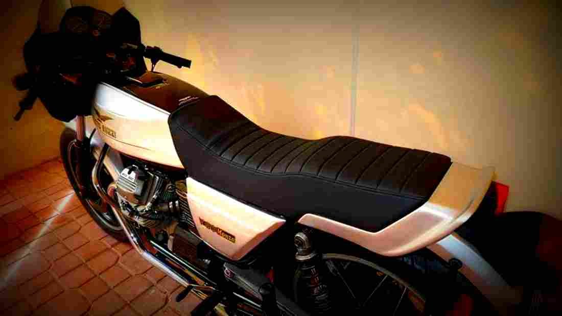 Moto Guzzi V 50 Monza 1981 6 motorbike A4 Photo Print