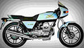 Moto Guzzi V 50 Monza 1983 6 motorbike A4 Photo Print
