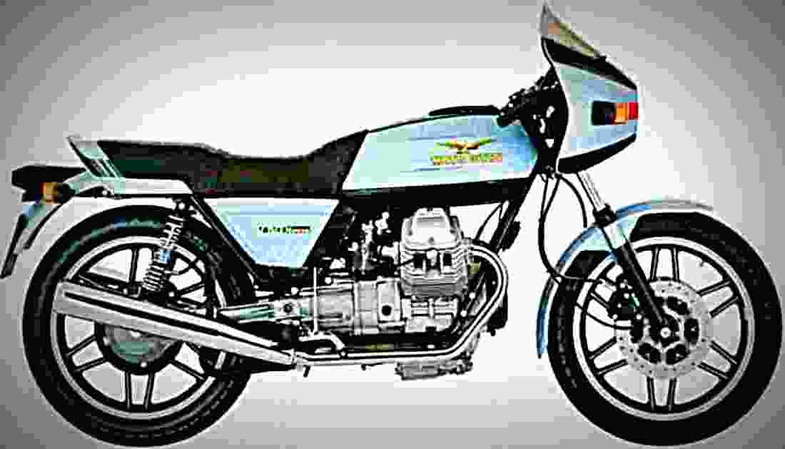 Moto Guzzi V 50 Monza 1983 6 motorbike A4 Photo Print