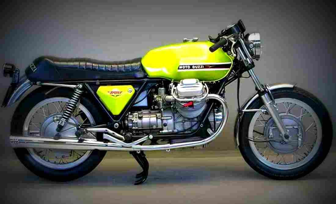 Moto Guzzi V 65 Florida (reduced effect) 1988 2 motorbike A4 Photo Print