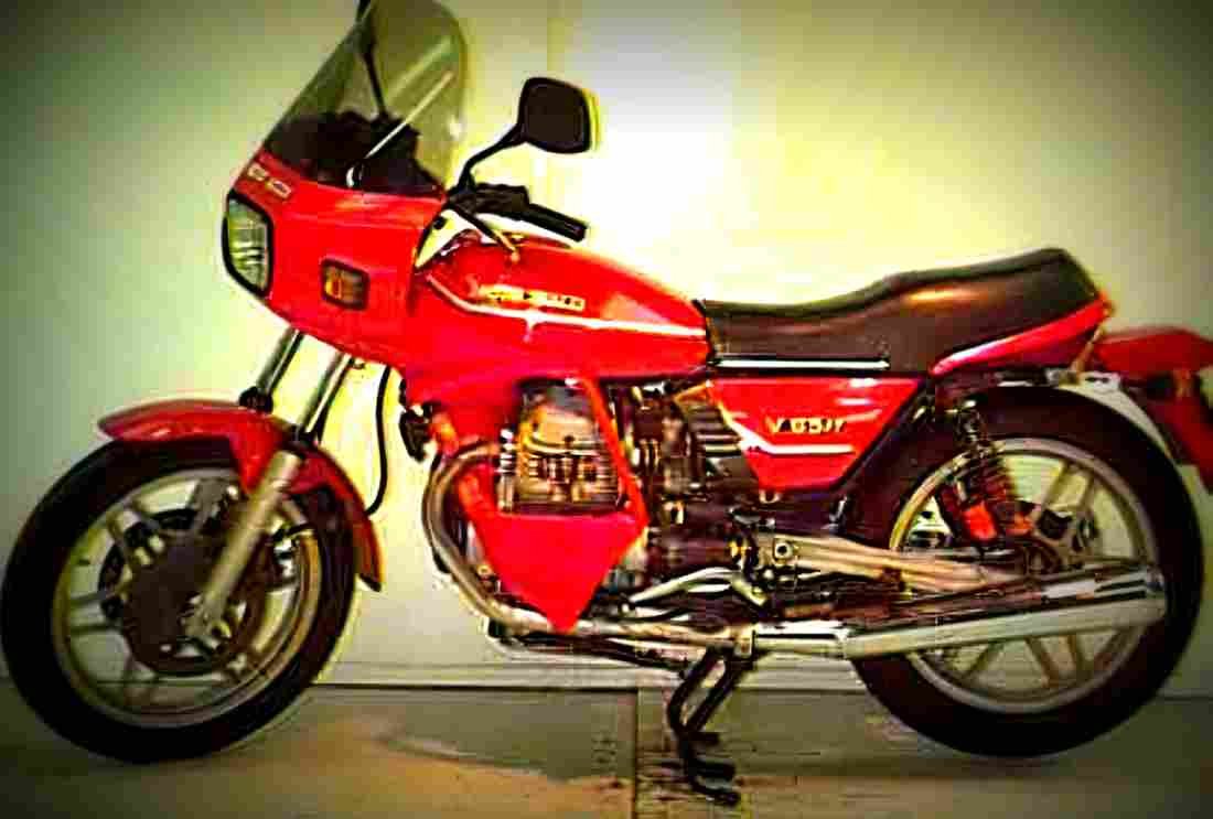 Moto Guzzi V 65 II 1985 1 motorbike A4 Photo Print