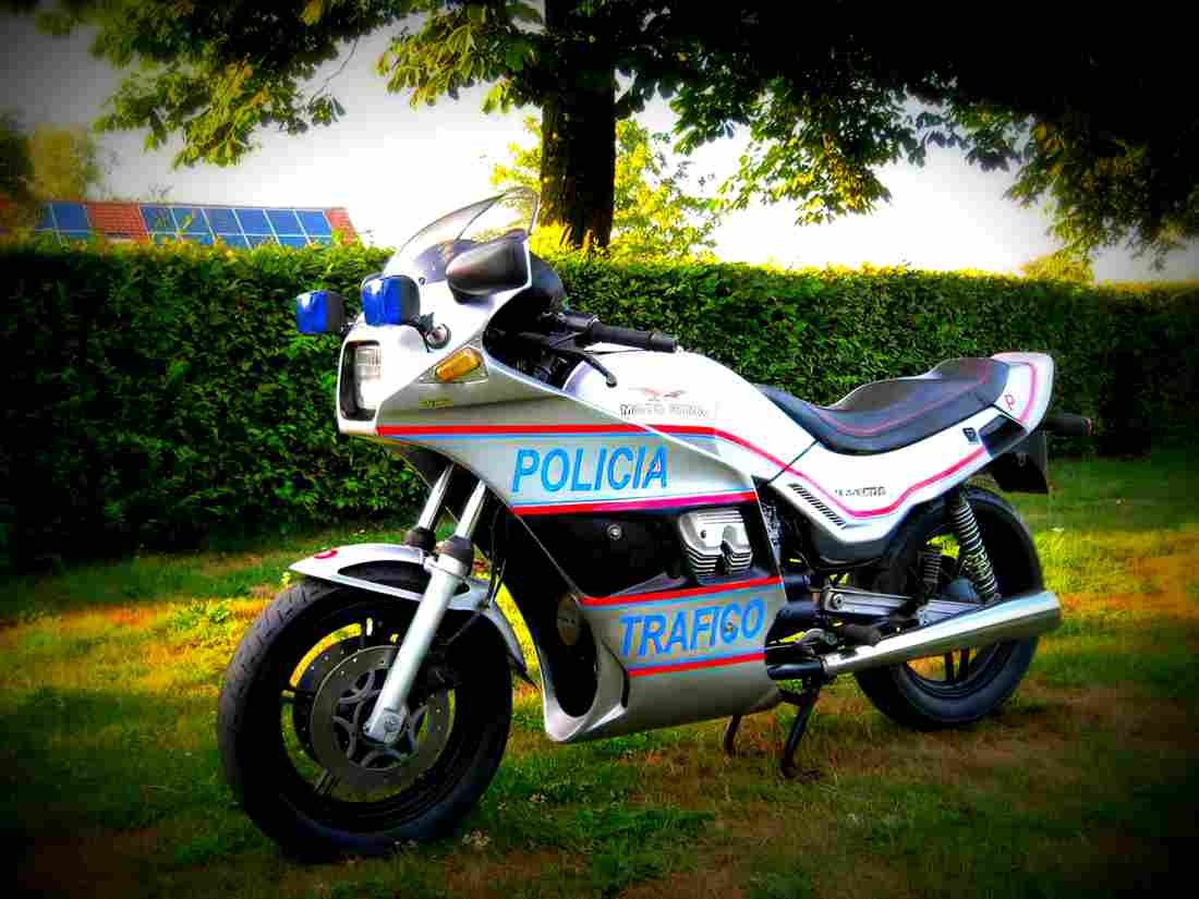 Moto Guzzi V 65 II 1985 6 motorbike A4 Photo Print